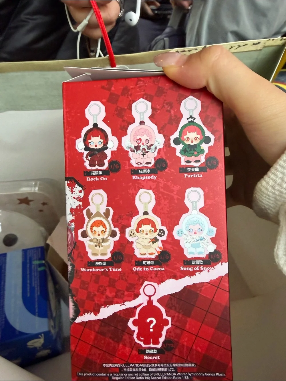 Confirmed Pop Mart Skullpanda Winter Symphony Ode to Cocoa